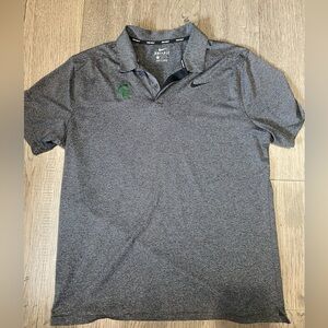 MSU NIKE GOLF DRI-FIT golf shirt, NWOT, men’s size large, never worn
